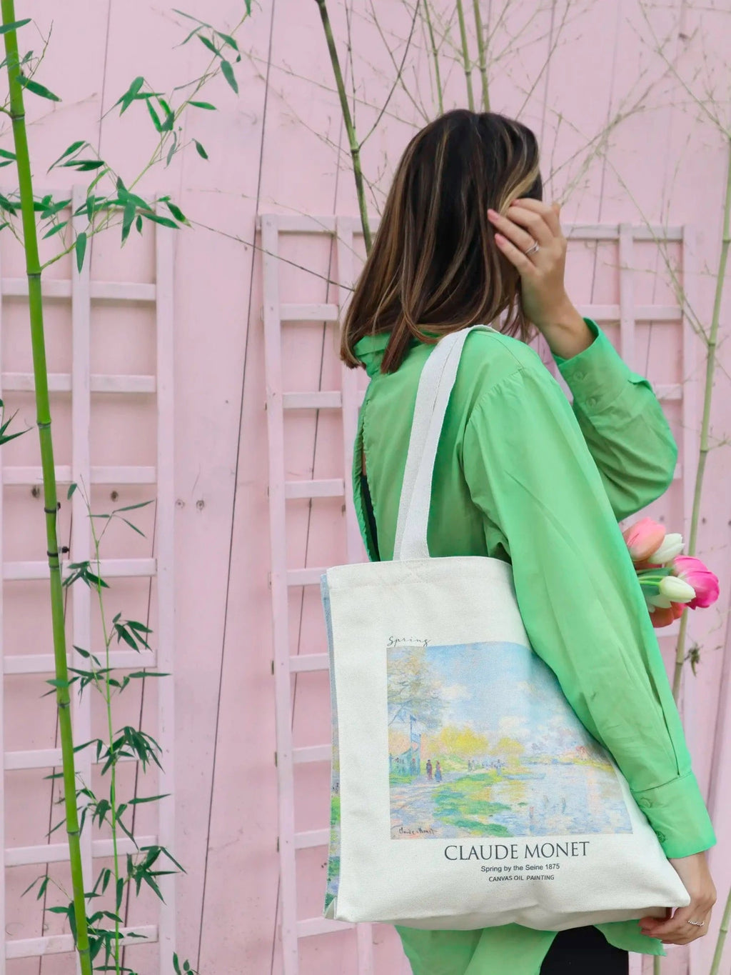Claude Monet "Spring by the Seine" - Tote Bag — photo 2