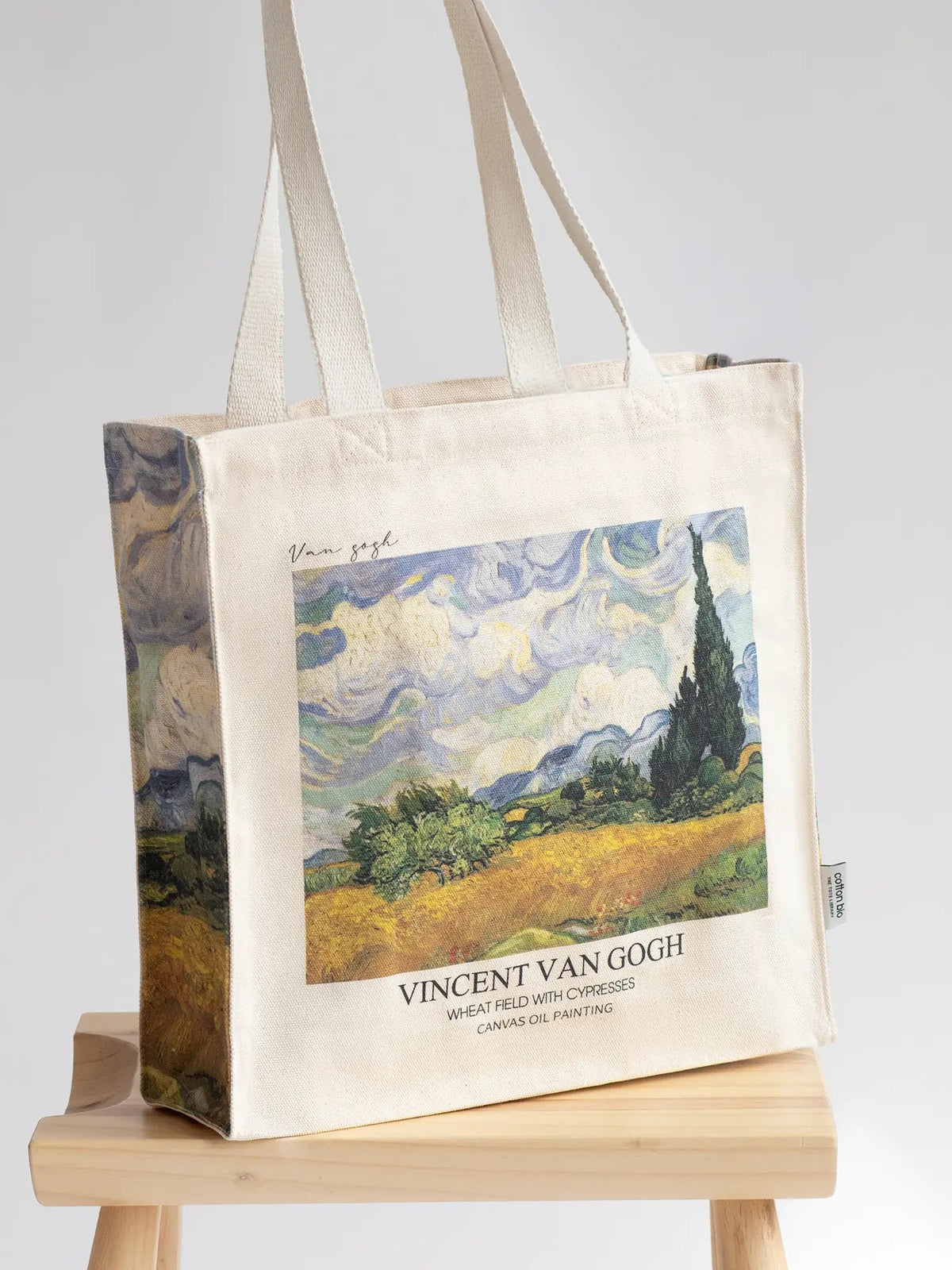 Van Gogh "Wheat field with Cypresses"  - Tote Bag — photo 1