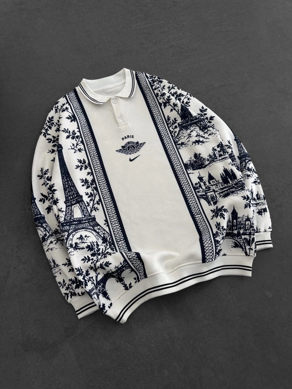 Sweat Polo Paris — Blanc — photo 2