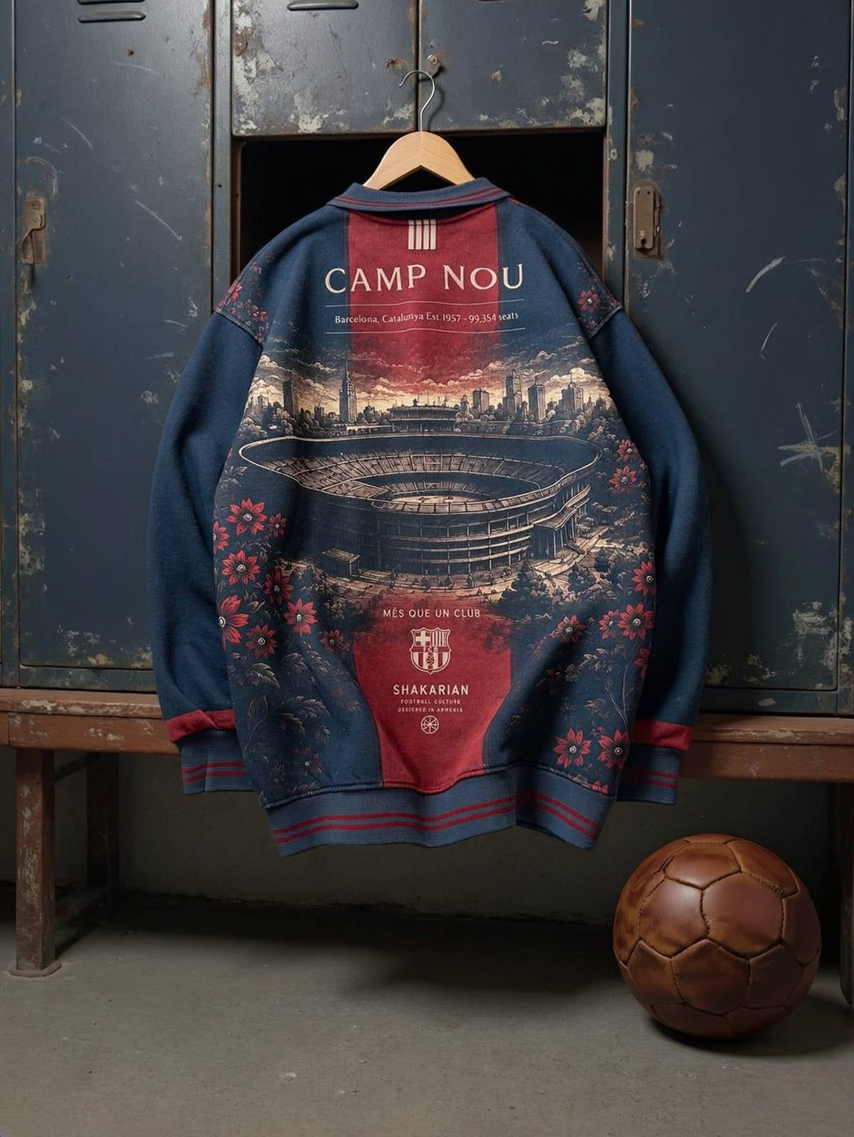 Sweat Camp Nou Barcelona — vue dos